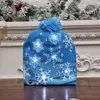 クリスマスの装飾用品大人の子供はクリスマスハット編み帽子カラフルな光エミッティングキャップハイエンド高齢のクリスマスハット