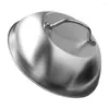 Mugs BBQ Pot Lid Metal For Pans Pots Grill Cover Stainless Steel And Saucepan Lids Frying