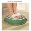 Bathtubs Folding Foot Bathtub Portable Foot Soaker Tub with Cover Travel Home Feet Soak Spa Basin Bath Barrel Massage Bucket Container