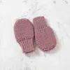 Born bébé chaussures gants ensemble tricot infantile fille garçon bottes mitaine mode solide 2 PC enfant en bas âge enfant SlipOn lit fait à la main 018 M 240313