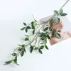 Fiori decorativi ramo albero artificiale simulato tenuifolia ficus foglie finte verde per la decorazione della disposizione del matrimonio di casa