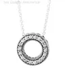 Designer Pandoras ketting Pan Familie ketting S925 Sterling Silver modieuze en elegante meisjescadeau -ketting