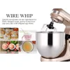 Murenking Professional Stand Mixer, 6-Qt med timer, 37 500W 6-växlad Tilt Head Food Electric Mixer Kitchen Hine, Plast (Champagne)