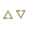 Designer oorbellen voor vrouwen meisje Ins stijl driehoek geometrische oorbellen Stud voor partij sieraden cadeau