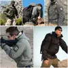 military Shark Skin Soft Shell Winter Camoue Jacket Men Tactical Windproof Waterproof Army Combat Fleece Hooded Bomber Coats u51Y#