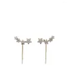 Dangle Earrings Trendy Silk Tassel Star-shaped Pendant Simple Temperament Fashion Jewelry Gift