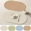 Table Mats Dining Decor Waterproof Non-slip Placemats Heat Resistant Kitchen Mat Set With Cup Coasters Easy To Clean