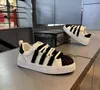 Män designer som kör sneakers tre ränder mesh kamel sport lättvikt ny mode svett absorption andningsbara avslappnade skor låg topp komfortlägenheter