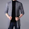 fi Men's Lg Spring Cardigan Lg Sleeve Coat Soild Color V-neck Collar Youth Korean Style Light Sweater Autumn Jacket a6iO#