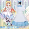 Alice in wderland cosplay kostüm lolita dr mail fantasia karnaval Halen kostümleri kadınlar için maskeli para s4g1#