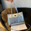 Borsa tote sottobraccio plissettata di grande capacità per donna, nuove borse da pendolarismo trendy e versatili