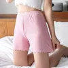 Culotte pour femme Summer Ice Silk Thread Wavy Home Leggings Glissant sans bord de bouclage peut être porté à l'extérieur de trois points Shorts Pantalons