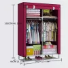 Rack Portable Garderob Fabric Storage Organizer Closet Clothes Organizer Shelf Standing Closet Garderob Freestand förvaringshyllor