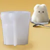 Bakningsverktyg 3D Silikonform Epoxy harts Diy Cream Pudding Wax Candle Home Cake Decoration Making Ice Tray Soap E2S6