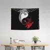 Gobeliny Yin Yang Dragons Tobest Hippie na dekorację domu w sypialni