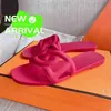 Oran Sandals Summer Leather Slippers PVC Fabric Matte non glissière BACES SOES FASIO