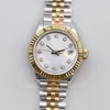 Montre Femme 28mm Montres Femme Cadran Violet Mouvement NH05 Rose Or Rose Bracelet Jubilé Acier Inoxydable Datejust Bureau La339m