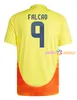 2014 Colombie JAMES Soccer Jerseys 24 25 LUIS DIAZ Équipe nationale de Colombie Home Away Set Camisetas 2024 Copa America BORRE ARANGO FALCAO C. BORJA Maillot de football