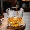 Wine Glasses 330ml Glass Large Capacity Cups Square Bottom Spring Shape Transparent Ice Cream Styling Cup Coffee Mug Juice