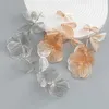 Orecchini con lampadario pendente 2024 Nappa di fiori fatti a mano per gioielli con consegna a goccia per feste da donna Ot3Zc