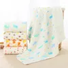 Mantas de 6 capas de 6 capas Maneta de toalla para bebés para bañera de cama Bath Textile Kids Accesorios 105 105 cm