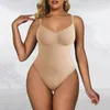 sha Bodysuit Womens Seaml Slimming Ctrol Body One-Piece Shapewear Plus Size Camisole Jumpsuit Tight Corset Bodysuit U52W#