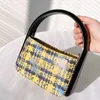 Moda Akrilik Çantalar Kadın Çanta Çantaları Crossbody Çantalar 040124