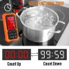 Gauges Tuya Digital Bluetooth Smart Bbq Thermometer Lcd Screen Kitchen Cooking Food Meat Thermometer Water Milk Oil temperature meter