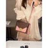 Магазины экспортных дизайнерских сумок на плечо 2024, модная женская сумка в портативном стиле, маленькая квадратная сумка через плечо на одно плечо
