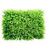 Dekorative Blumen Praktische nützliche Marke Langlebige künstliche Rasenpflanzen Matte grünes Haus Plastik-Wand-Hedge Hochzeit 40 60 cm