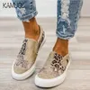 Buty zwykłe 2024 Autumn kobiety Flat Pu Canvas Gladiator luksusowe projektanci klinowe lady plażowe biura imprezy