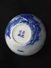 Jingdezhen – service à thé en porcelaine bleue et blanche, tasse Pu'er, hôte d'échantillon de thé en céramique, bol simple pour la maison, pied couché