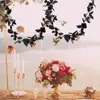 Decorative Flowers Reusable Widely-used Novelty Rose Vines Decoration Artificial Vine Black Fake For Po Prop Home Decor