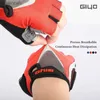 Luvas táticas Giyo GEL Espessado Silicone Antiderrapante Choque Respirável Verão Homens Mulheres Luvas sem dedos para ciclismo / academia / tático / esportes YQ240328