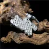 Kvinnor Moissanite Diamond Sterling Sier Iced Out Initial Necklace Chain Hip Hop Custom Name Pendant