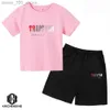 Ensembles de vêtements Été TRAPSTAR Tshirt Enfants Garçons Shorts de plage Ensembles Streetwear Survêtement Femmes Vêtements Vêtements de sport pour filles 230621