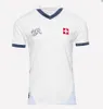 Maat S-4XL NIEUW TSECHEKS REPUIKSE SOCUCER JERSEYS Zwitserland Home weg 24 25 Oostenrijk Red Blue White 2024 2025 IJsland Sportvoetbal Shirts Sportswear Servië Camisola