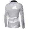 Ouro brilhante Brilhante Brilhante Decorado Blazer Jaqueta para Homens Night Club Graduati Homens Terno Blazer Homme Costume Stage Wear para Cantor N2qM #