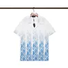 shirt mens women t shirt designer short sleeve print casual shirt and short loose silk shirt summer men Size M--3XL