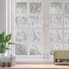 Autocollants de fenêtre PVC Film de verre autocollant 3D 45 200 cm couverture statique givrée intimité décor à la maison Films décoratifs décoration