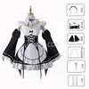 ram/rem Cosplay Re:zero Kara Hajimeru Isekai Seikatsu Costumes Dr Headdr Party Suit Anime Maid Dr Costume O6dk#