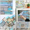 Window Stickers Colored Lattice Pattern Privacy Film Frosted Tinting Opaque Glass Decals Static Self Adhesive Stained Decorative Sticker