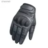 Gants tactiques pour hommes, ventilateur, doigt complet, antidérapants, escalade, équitation, Sport, chasse en plein air, randonnée, entraînement, YQ240328