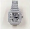 Iced Out Uhr Moissanit VVS Diamant Hip Hop Herrenuhr Moissanit Uhr