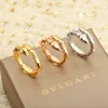 Дизайнерское кольцо высшего качества, модное кольцо с бриллиантом для женщин и мужчин, гальваника, классическое розовое золото премиум-класса с коробкой