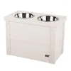 Dog Apparel Pet Food Storage Table For Medium And Large Dogs