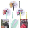 Decorative Figurines 3pcs Folding Fans Chinese Style Handheld Fan Paper