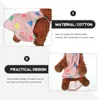 Dog Carrier Summer Outfits Lovely Shirt Washable Pet Clothing Puppy Printing Cotton Polyester Wear-resistant Vest Home For Cat