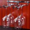 Kitchen Storage Hanging Wine Glass Rack Wall Mount Metal Hanger Holder For Drop