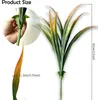 Decorative Flowers 2piece Degradable Artificial Plants Eco-Friendly Plastic For Green And Sustainable Lifestyle